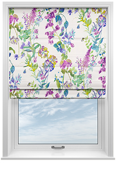 Bougainvillea, Wisteria - Roman Blind